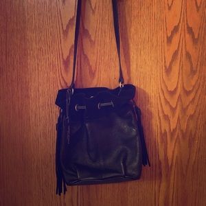 American Eagle crossbody bucket style handbag
